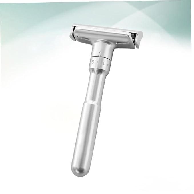 FRCOLOR 2pcs Adjustable Manual Holder Double-sided Blades Versatile Shaving Machine for Home and Travel Lightweight Design Modern Aesthetics Craftsmanship