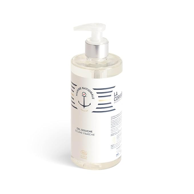 La Corvette MARINE NATIONALE shower gel - 500ml - COSMOS ORGANIC - French Navy