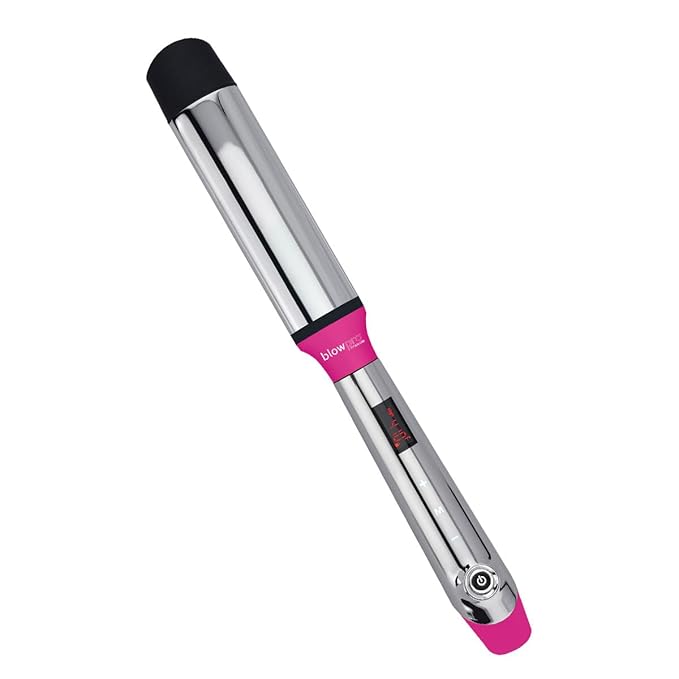 blowpro Professional Salon Wavemaker 1.5 Oval Titanium Barrel Rapidly Heats to Max Temp in 60 Seconds 3 Preset Temp Options Easily Creates Gorgeous S Shaped Waves or Even Classic Soft Curls
