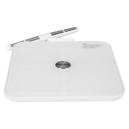 Modern Style 8 Electrode Body Fat Scaleup to 396.83 lbs Multifunctional Weight ScaleIntelligent Electronic Scale (White14.17 * 12.6 * 1.57in)
