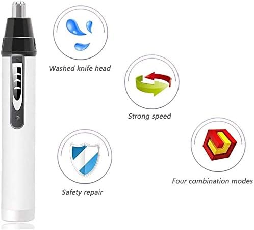 Water Resistant with USB 4 in 1 Electronic Men Painless Eyebrow &amp Facial Hair Trimmer Lightweight Eyebrow and Facial Hair Gentleman Trimmer