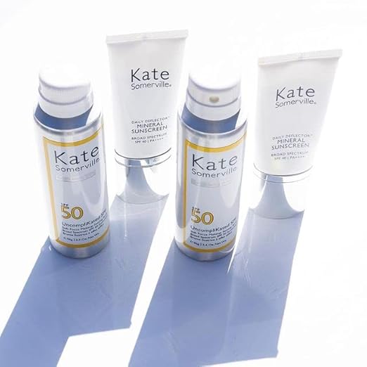 Kate Somerville UncompliKated SPF – SPF 50 Face Sunscreen and Soft Focus Makeup Setting Spray Daily Use Sun Protection with Matte Finish 3.4 Fl Oz