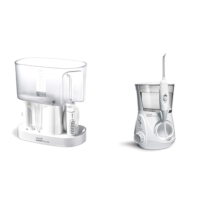 Waterpik Water Flosser Classic WP 72 and Aquarius WP-660 with 10 Pressure Settings 7 Tips
