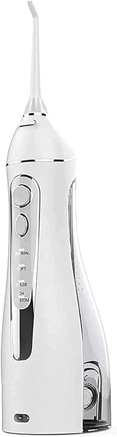 Cordless Dental Oral Irrigator Professional Water Flosser for Teeth Cleaner IPX7 4 Modes with 200ML Tank USB Rechargeable for Travel &amp Home