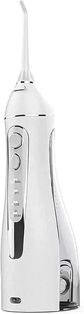 Cordless Dental Oral Irrigator Professional Water Flosser for Teeth Cleaner IPX7 4 Modes with 200ML Tank USB Rechargeable for Travel &amp Home