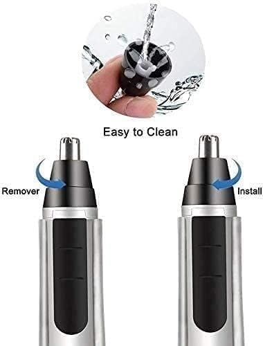 Portable Nose Ear Trimmer Painless Hair Remover Shaver for Face Electric Razor for Women and Men Battery-Operated Nose Hair Trimmer