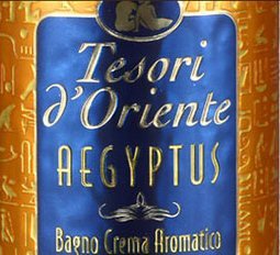 Tesori d'Oriente: Aegyptus Bath Cream with Blue Lily of the Nile and Papyrus Milk - Pack of 6 [ Italian Import ]