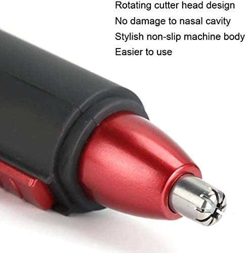 QIYUDS NoseHair Trimmer Professional IPX7 Waterproof USB Rechargeable with Stainless Steel Blades for Eyebrows Ear Hair