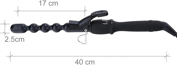 Bubble Curling Iron 25mm Curling Wand for Long Hair 1 inch Beach Waves Hair Curler Ceramic Hair Waver Fast Heating Crimper Styling Tool