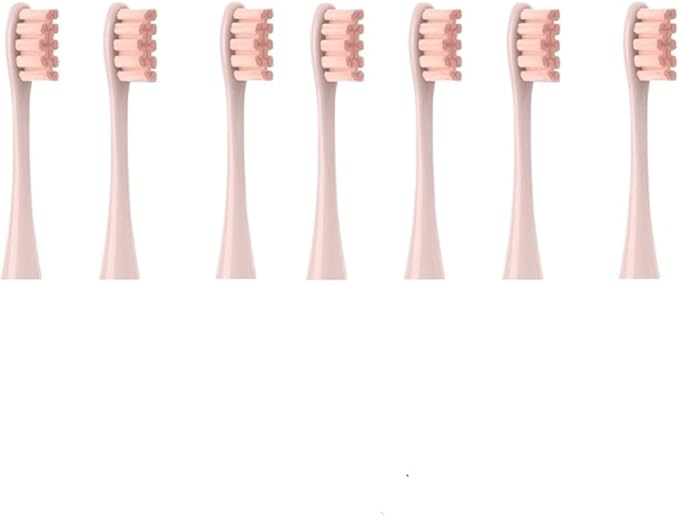 Compatible for Oclean Flow/X/X PRO/ Z1/ F1/ One/Air 2 /SE Brush Heads Soft Sonic Toothbrush Vacuum Bristle 7pcs Replacement(7pcs Pink)