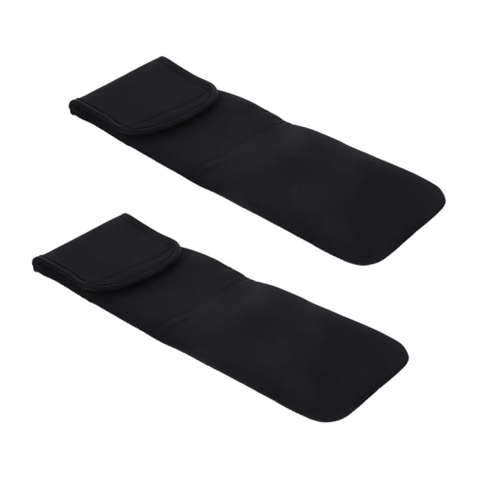 2pcs Hair Straightener Pouches Heat Resistant Curling Travel Case Portable Hair Styling Tool Organizer Bag