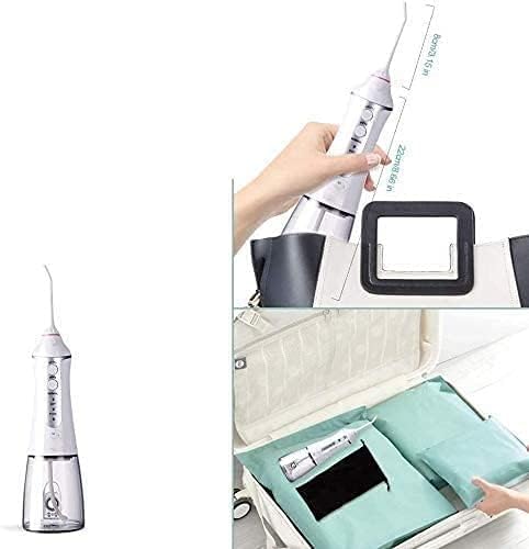 Water Flosser Cordless for Teeth - 3 Modes Dental Oral Irrigator Portable Water Pick Teeth Cleaner for Home Travel IPX7 Waterproof USB Rechargeable 300ML Water Tank