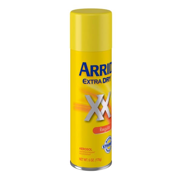 Arrid XX Extra Dry Aerosol Antiperspirant Deodorant Regular 6 oz. (Pack of 12)