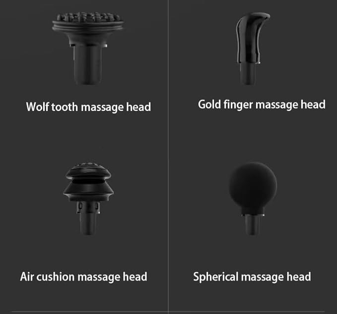 Massage Gun Home-use Exercise Muscle Relaxation Massager 32 Speeds and 8 Massages Heads Silent Extremely Long Battery Life Portable Handheld for LegsBackArmsWaist Pain Relief (Green)