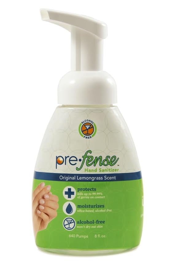 Foam Hand Sanitizer – Scented - (2 x 1.5 oz travel size + 1 x 8 oz bottle starter kit)