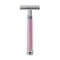 Edwin Jagger Double Edge Safety Razor Long Handle Pink