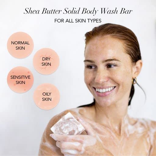 Kitsch Shea Butter Body Wash Bar &amp Castor Oil Shampoo Bar
