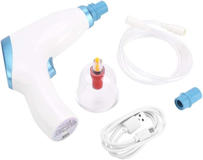 ELQ Electric Vacuum Cupping Set Body Cupping Therapy Kit for Anti Cellulite Body Lymph Drainage Pain Relief Massage