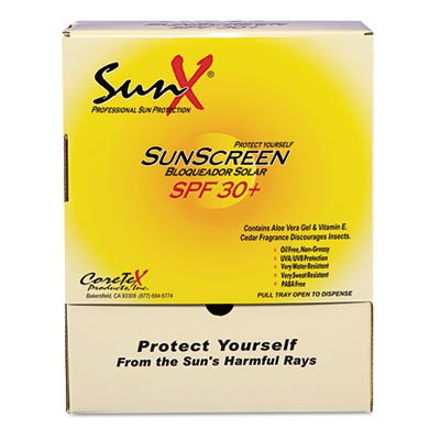 SPF30 Sunscreen Single Dose Pouch 100/Box