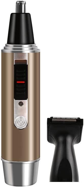Ear and Nose Hair TrimmerUSB Rechargeable Nose Hair Trimmer for Men and Women Waterproof Dual Edge Blades