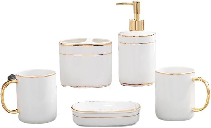 Phnom Penh Bathroom Five Piece Set Couple Wedding Washing Tooth Brushing Mouthwash Cup