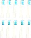 10pcs Compatible for Seago Electric Toothbrush Heads Replacement 899 Set (10 Heads) for SG910/507/958/515/949/575/551(10pcs Replacement w)