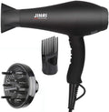 Hair Dryer 1875W Negative Ionic Fast Dry Low Noise Blow Dryer Professional Salon Hair Dryers with Diffuser Concentrator Styling Pik 2 Speed and 3 Heat Settings (Bk)