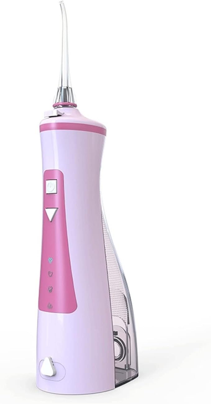 Cordless Advanced Water Flosser for Teeth Gums Braces Gums Braces Dental Care Cordless Dental Oral Irrigator - 3 Modes 3 Tips for Multiple Users and Needs(Pink)