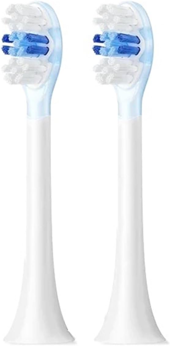 4pcs Replacement Toothbrush Heads Compatible for X3U/X3pro/D2/D3S/D5 Tooth Brush Head Nozzle Jets(4 Clean White)