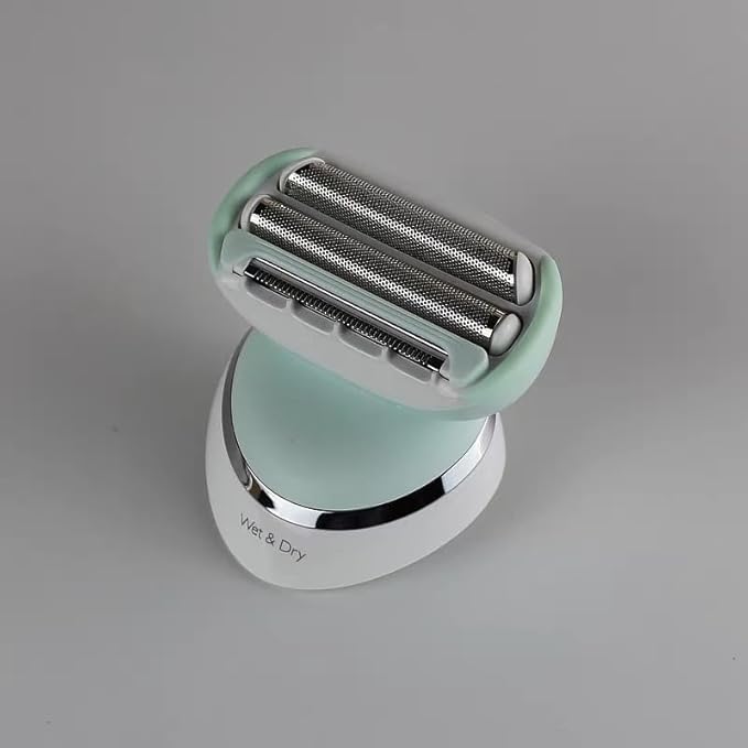 Replacement Hair Removal Outer Foil + Inner Blade + Knife Holder for BRL170/50BRL180BRL160 Women't Electric Shaver Razor Cutter Head Kits Accessory (Green)