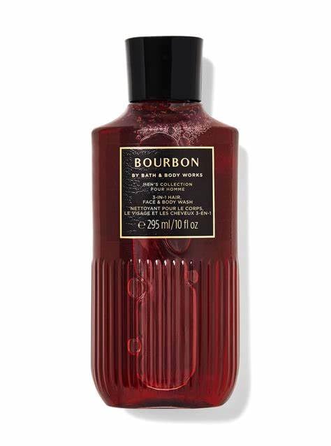 White Barn Men's Collection Bourbon 3-in-1 Hair Face &amp Body Wash 10fl/oz