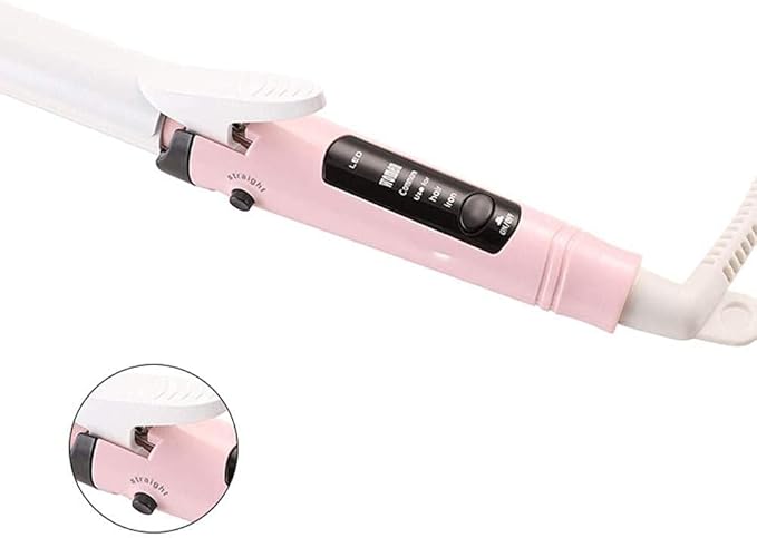 Curling Rod with Led Display Adjustable Temperature Hair Curler Wave Iron Ceramic Coating Curling Wall for All Hairstyle Curling Styling for Hair Sty