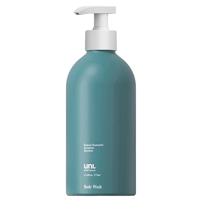 Uni Skin Shield Body Wash - Hydrating Shower Gel &amp Moisturizing Skin Cleanser - Enriched with Organic Aloe Vera Kakadu Plum &amp Australian Caviar Lime - Ocean-Safe Body Care (375 ml)