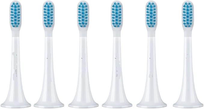 Compatible for MIJIA Sonic Electric Toothbrush Head T100 T200 T200C T300 T301 T302 T500 T700 Replacement Heads(T300T500 Sensitive 6)