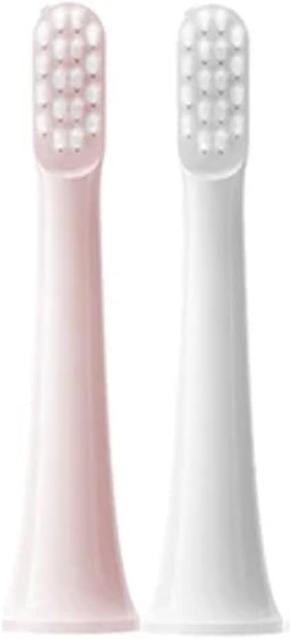 Replacement Electric Toothbrush Soft Bristle(1White 1Pink)