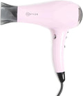 InStyler Turbo Ionic Hair Dryer in Pink with Cool Shot Button - Negative Ion Blow Dryer for Smooth Frizz-Free Styling