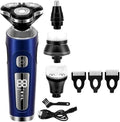 Head Shavers for Men 4 in 1 Electric Shaver 3D Floating Cutters USB Fast Charge Shaving Razor Machine for Men Blades Portable Beard Trimmer Clipper
