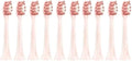 10PCS Replacement Brush Heads Compatible for Philips HX6930 HX6064 Sonic Electric Toothbrush Vacuum Soft Bristle Nozzles(10Pink)