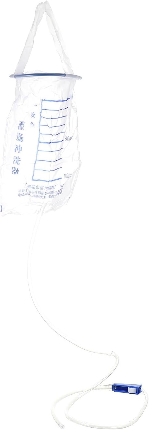 Veemoon 10pcs Cleaning Pouch Set Syringe System for Feminine Care and Colon Cleansing Bathroom Use