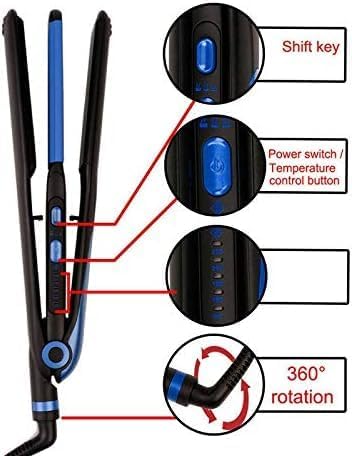 2 in 1 Hair Straightener CIurler Corrugate Flat Iron Electric Ceramic Hair Curling Iron Corn Plate Styling Tools