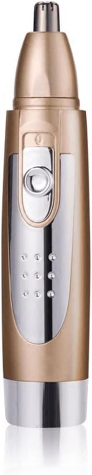 Electric Eyebrow Trimmer Ear and Nose Hair Trimmer Clipper Nose and Ear Hair Trimmer Tool with Three-Dimensional Arc Cutter Head for Travelling or on A Business Trip Easy Cleansing