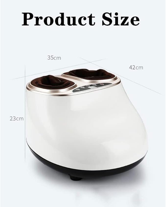 Foot Massager Foot Massager Machine with Heat Foot Massagers for Neuropathy Pain and Circulation Plantar Fasciitis Massager for Home Use (Color : Silver)