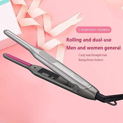 Straightener of Curl Hair Iron Hair Curler Iron for LED Short Hair Straightener Ceramic Hair Facial-Travel Hair Straightening Iron | Smooth Glide for All Hair Types