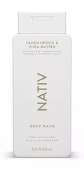 New Limited Edition Collection Body Wash By Nativee - (1) bottle 18 FL OZ (Sandalwood &amp Shea Butter)