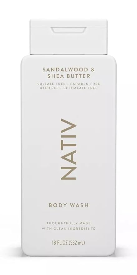 New Limited Edition Collection Body Wash By Native.e - (1) bottle 18 FL OZ (Sandalwood &amp Shea Butter)