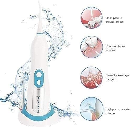 Water Flosser Professional Cordless Dental Oral Irrigator 135ML Portable Tank and Rechargeable IPX7 Waterproof Easy to Clean Saves Space