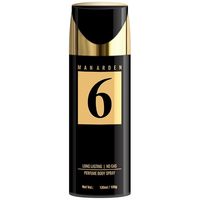 Man Arden #6 Deodorant No Gas Deo for Men Long Lasting Ultra Luxury Perfume Body Spray 120ml