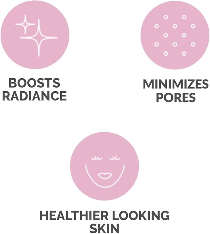 Microtree Electric Facial Cleansing Brush and Brush Head Replacement Sonic Vibrating Rechargeable Face Scrubber Exfoliator 2 Speeds for Gentle Clean