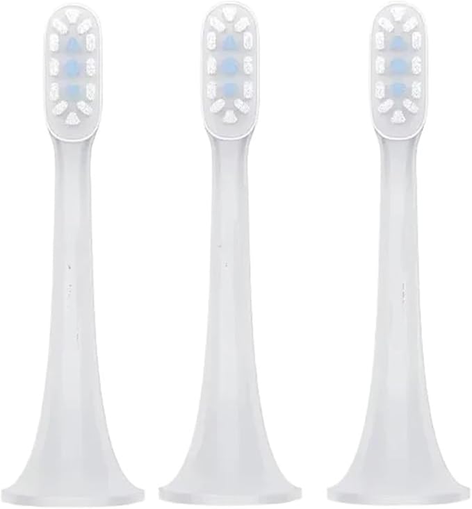 Compatible for 3pcs Original Xiaomi Mijia T300 T500 Sonic Toothbrush Heads Teethbrush Replacement Oral Hygiene Mi Brush Head(White 3PCS)
