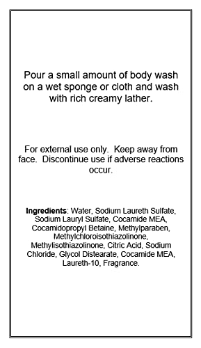 Eclectic Lady Liquid Pearl Body Wash - Cranberry Salsa Scent 3-in-1 Use For Bubble Bath Hand Soap &amp Body Wash Phthalate-Free Cranberry Salsa Fragrance Handcrafted in USA (8 oz)
